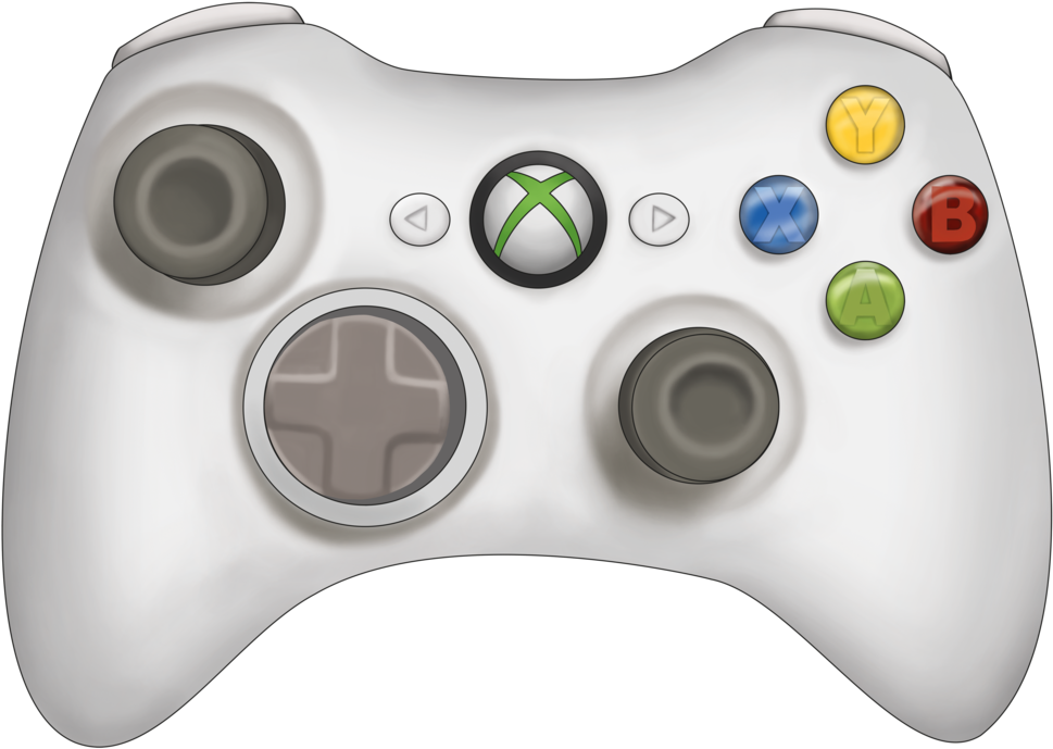 Clipart Black And White Download Controller Template - Xbox One Controller Clip  Art, HD Png Download - 1024x731(#10061) | PNG.ToolXoX.com