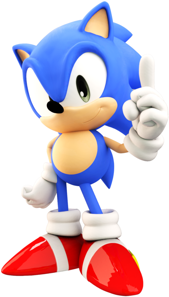 Sonic Generations Classic Running Pictures - Classic Sonic Running, HD Png  Download - 579x1019(#1122580)