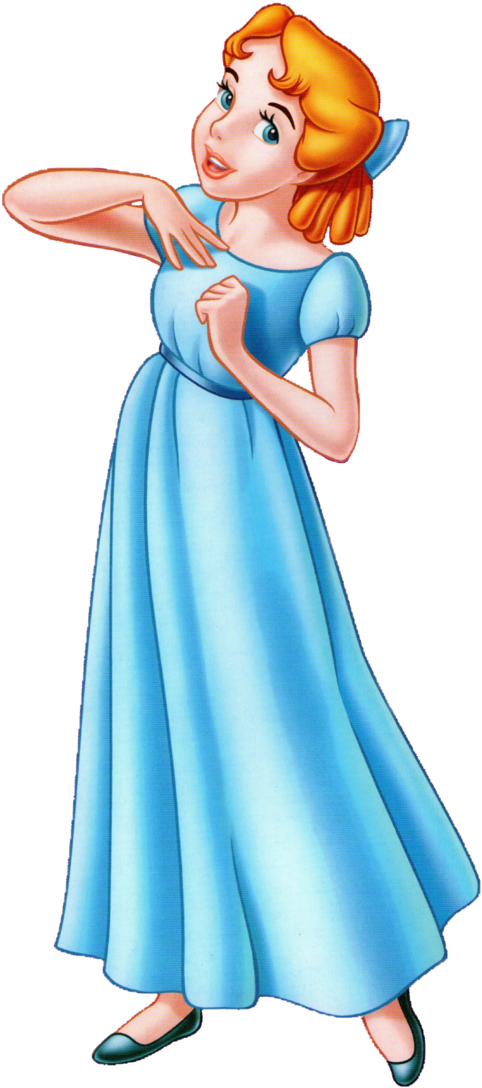 Personagens Peter Pan Png - Wendy Darling, Transparent Png - peter pan silhouette png