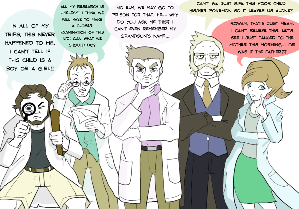 Nintendo Pokemon, Pokemon Games, Pokemon Stuff, Boy - Pokemon Professor Names Trees, HD Png Download - professor oak png