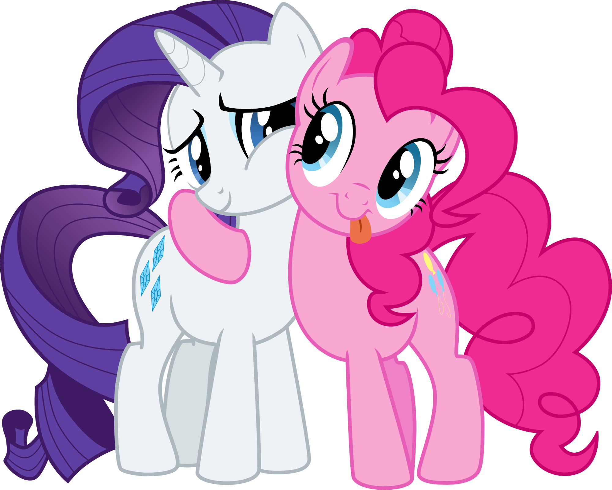 Five My Little Pony characters illustration, Pinkie Pie Rainbow