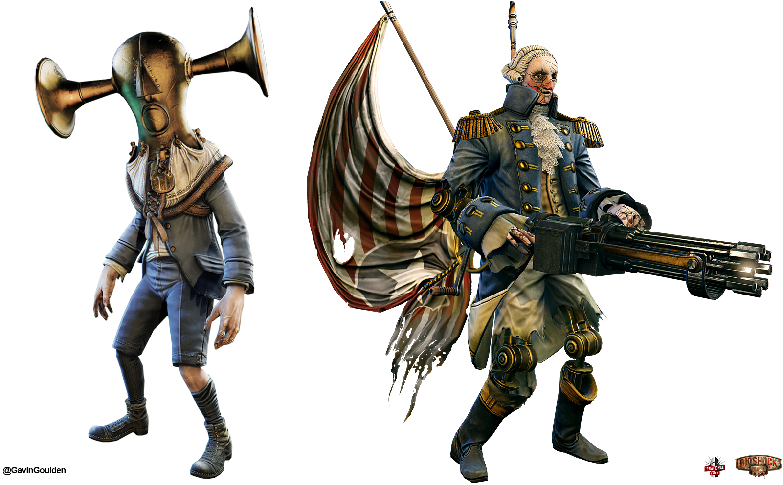 Bioshock Png Picture - Bioshock Infinite Heavy Hitters, Transparent Png ...