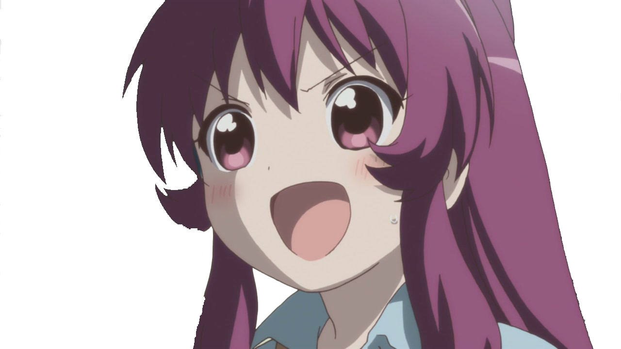 YuruYuri Anime GIF, Anime, purple, chibi png