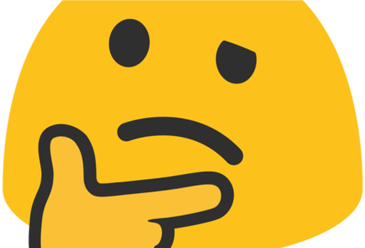 Thinking Face Emoji Meme , Png Download - Discord Thinking Emoji Png,  Transparent Png , Transparent Png Image