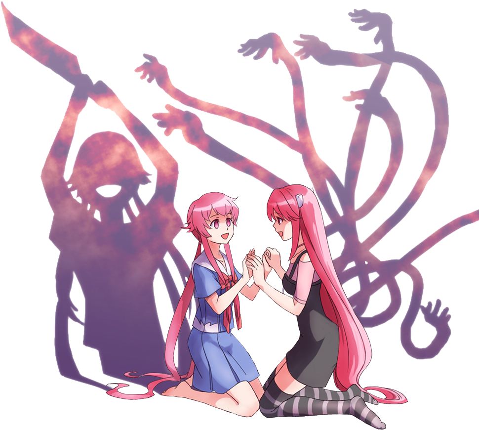 Mirai Nikki Yuno Gasai, mirai Nikki Yuno, yuno Gasai Render, mirai