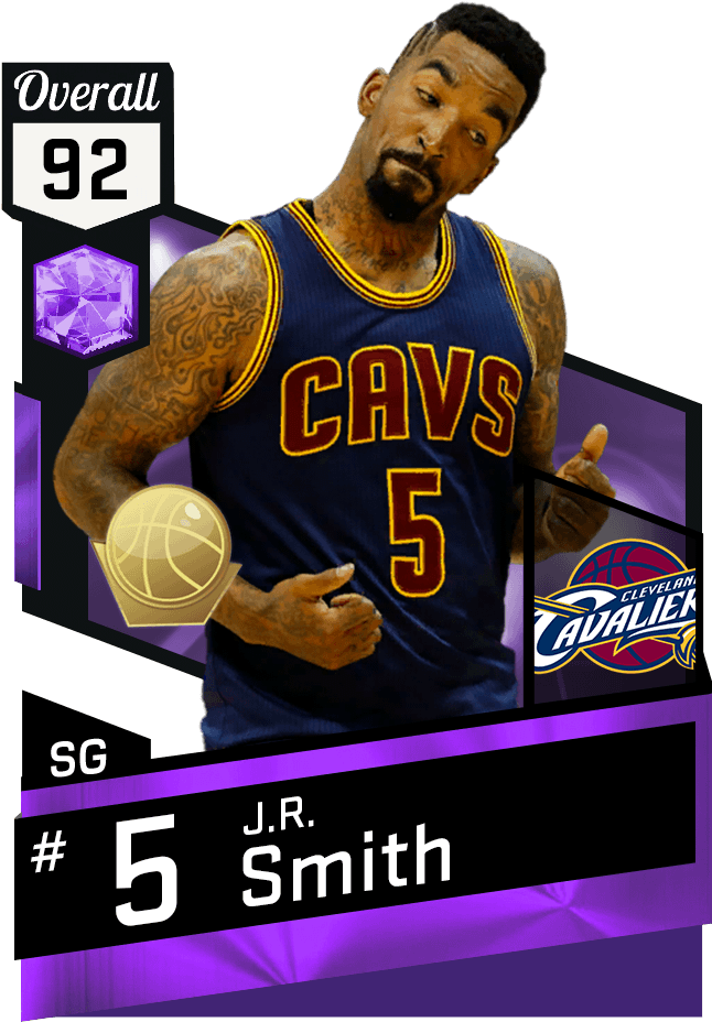 J - R - Smith - James Harden Nba 2k17, HD Png Download - 651x941.