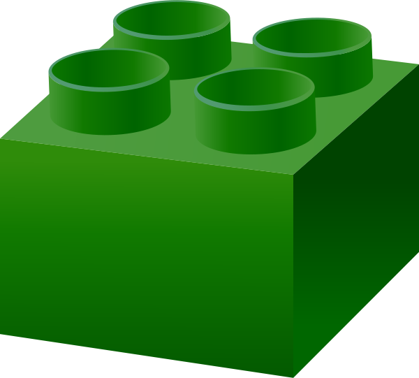 Lego Brick Dark Green Green Lego Brick Png Transparent Png