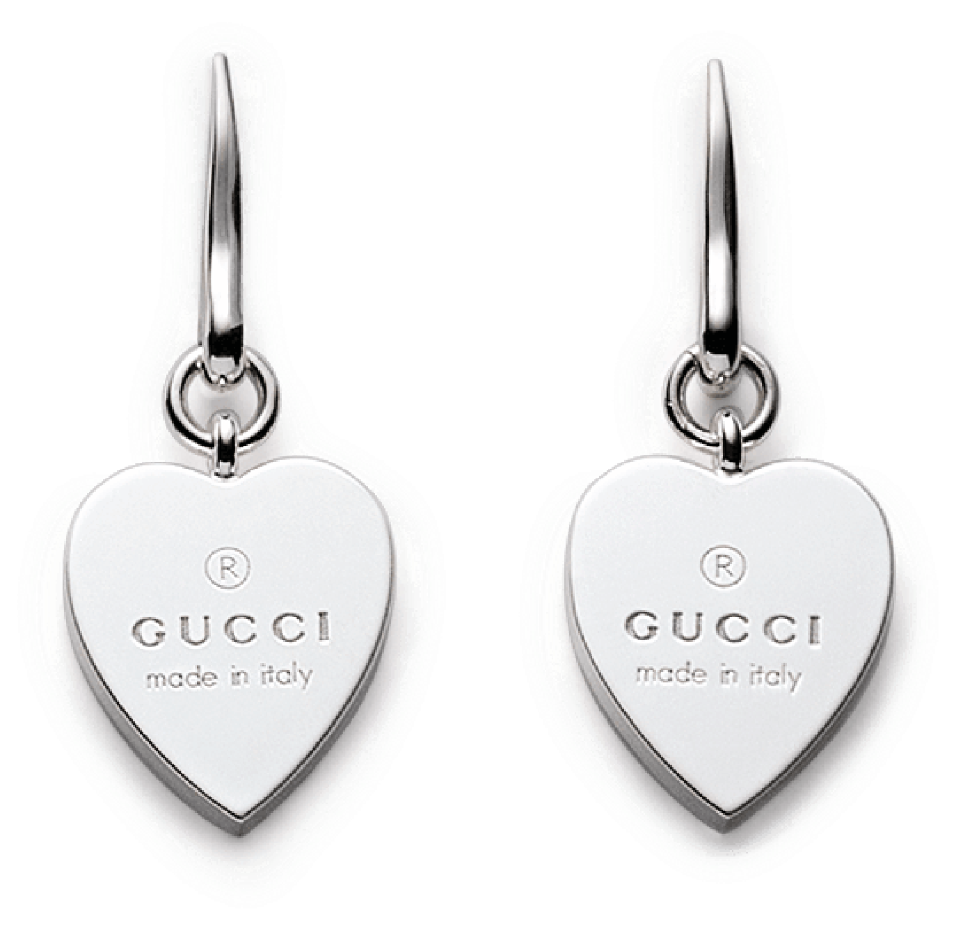 Gucci heart drop earrings shop