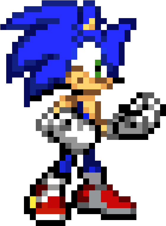 Sonic Sprite Sheet Transparent, HD Png Download , Transparent Png