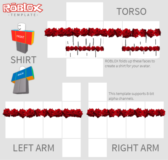 Supreme Roblox Shirt Template, HD Png Download - 1755x1755 (#366591) -  PinPng