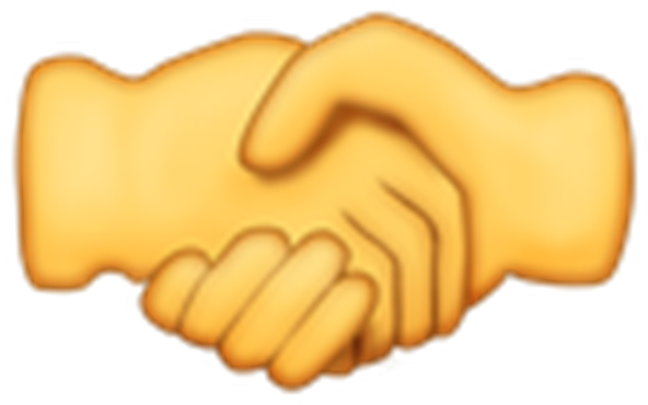 Handshake Emoji Png - Emoji Apreton De Manos, Transparent Png