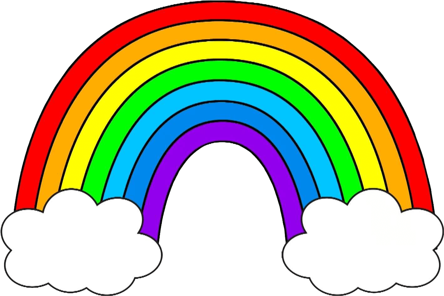 Rainbow Clipart PNG Images, Rainbow Children, Rainbow Clipart, Child, Rainbow  PNG Image For Free Download