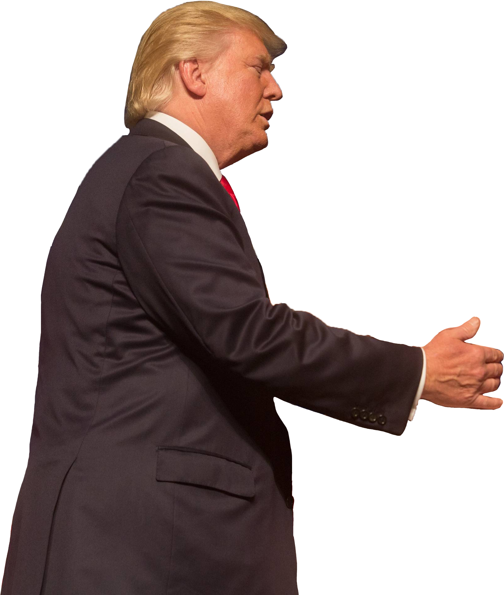 Persontrump Hugging - Businessperson, HD Png Download - trump cutout png