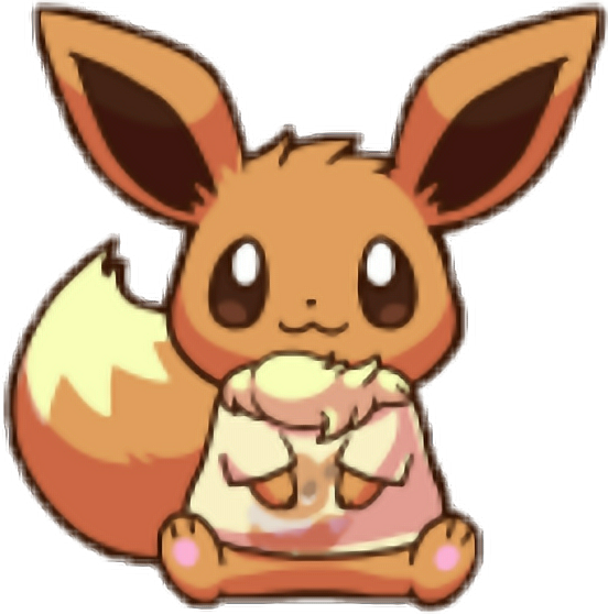 Pokemon Eevee Aesthetic Sticker - Pokemon Free PNG Download