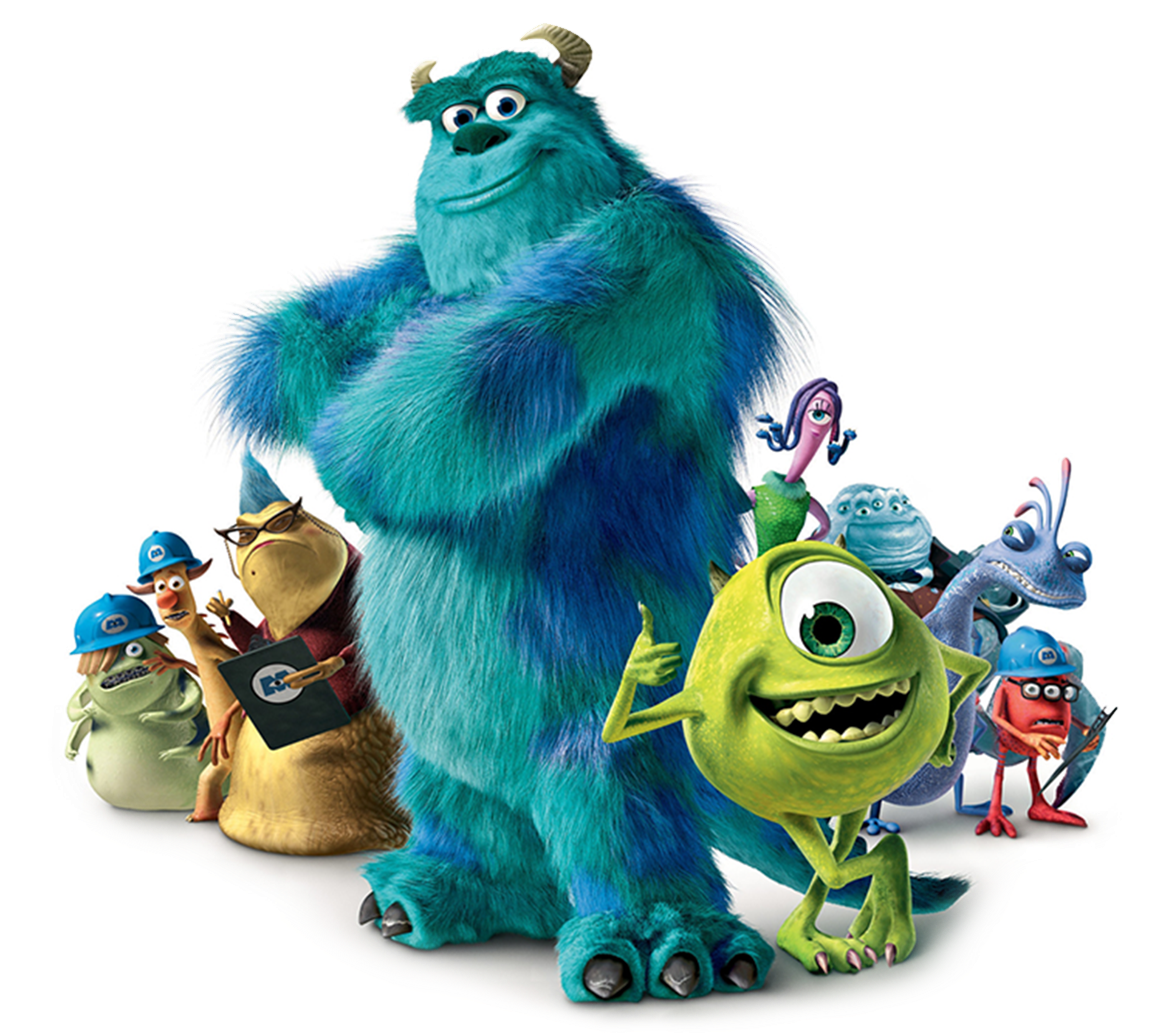Amazing Monsters All Together - Monster Inc, HD Png Download - boo monsters inc png