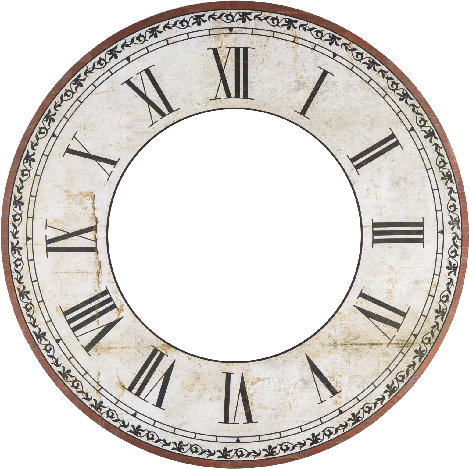 Printable Blank Clock Face Templates