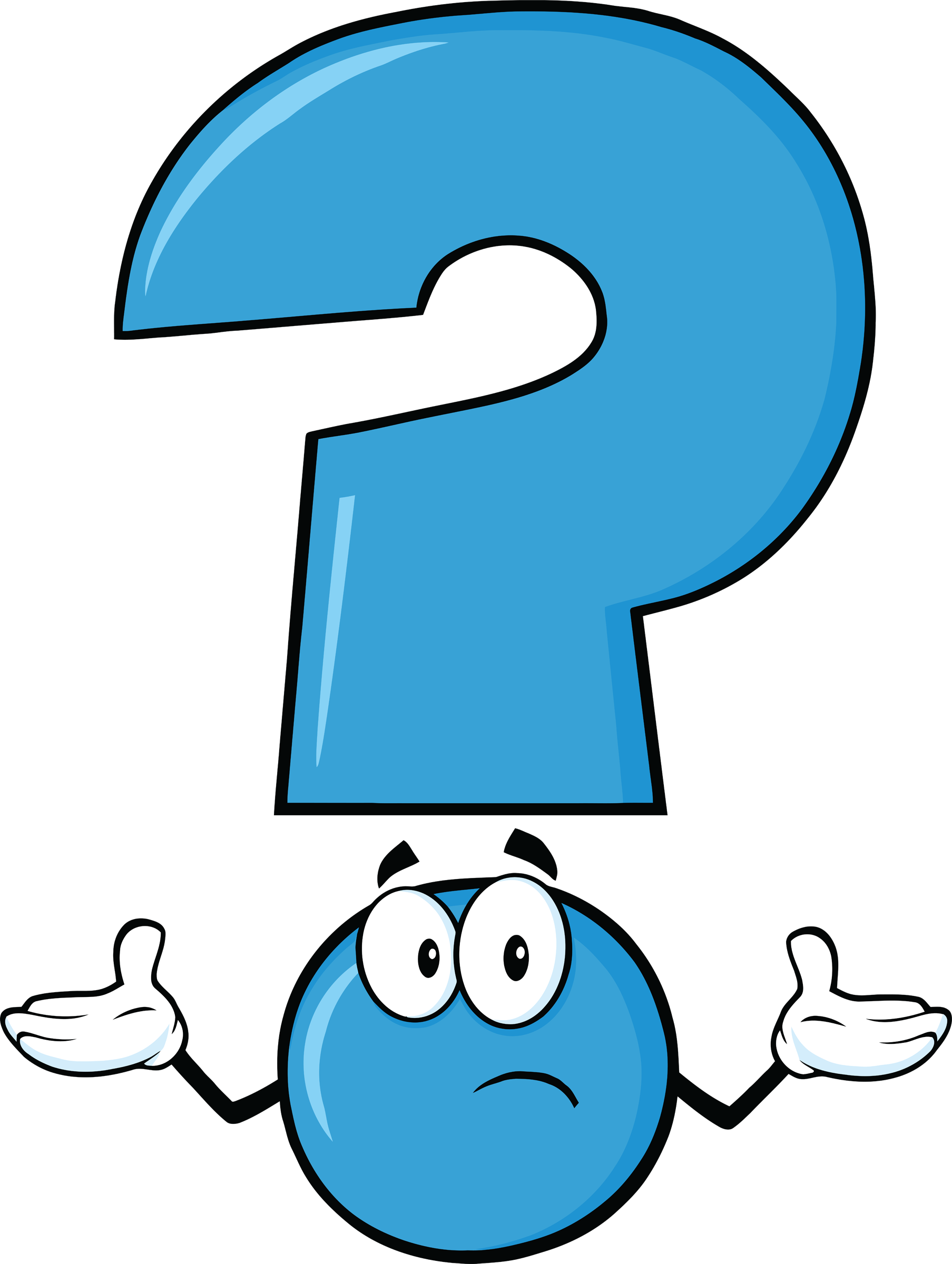 Imagenes De Signos De Interrogacion Animados, HD Png Download - blue question mark png