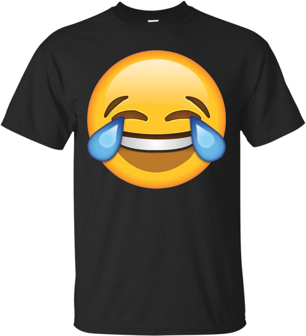 Crying Laughing Cursed Emoji - Emoji - T-Shirt