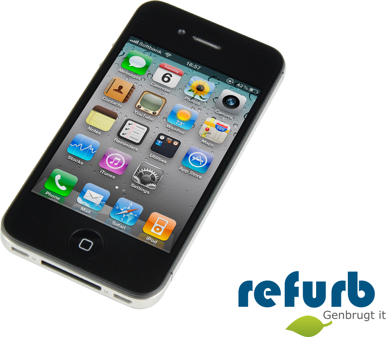 Apple Iphone 4s - Iphone 4, HD Png Download - 1227x1073(#5672651) | PNG .ToolXoX.com