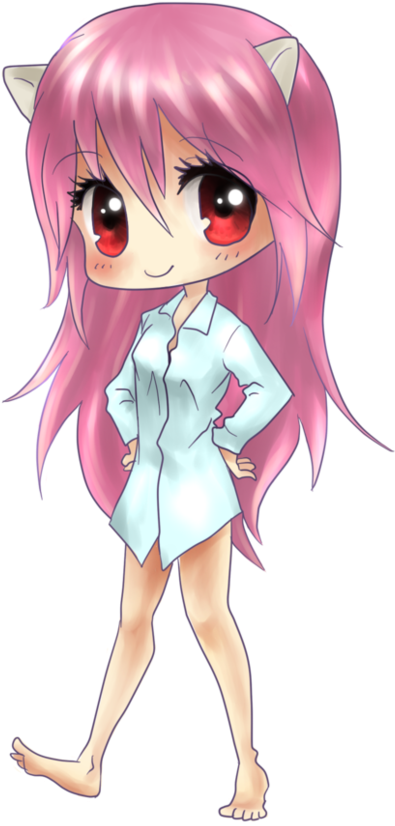 Pink Hair, Lied, Deadman Wonderland, elfen Lied, lie, stripe, Lucy, Blood,  song, Chibi