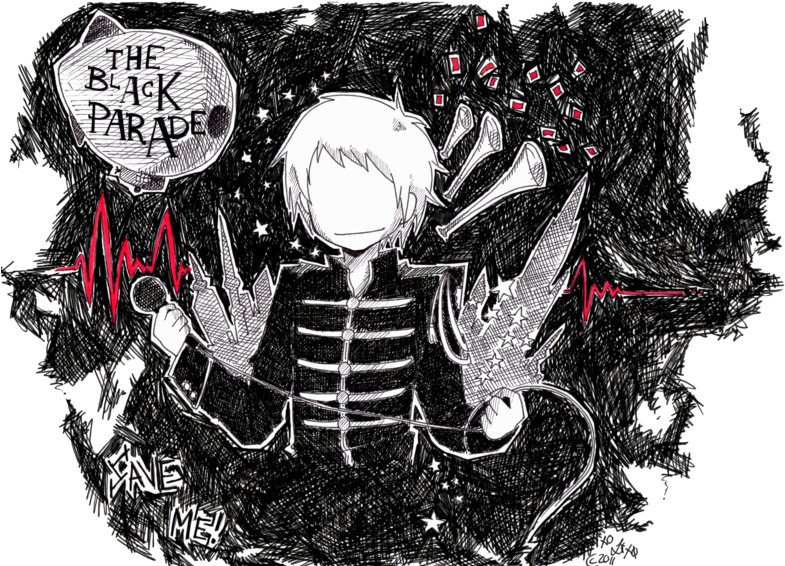 The Black Parade Wallpaper - My Chemical Romance Fan Art, HD Png Download - my  chemical romance logo png - Transparent Png Download (#6050875) - PngFind