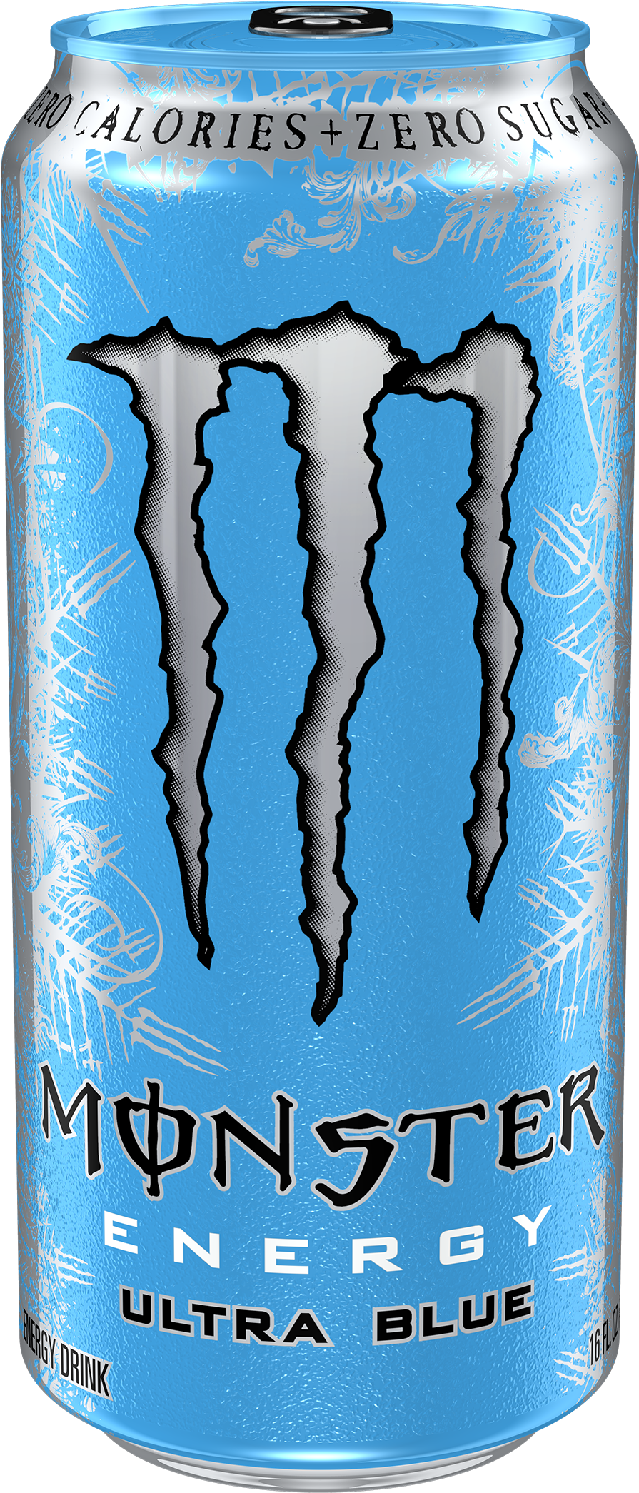 Monster Ultra Energy Drink, Blue, 16 Fl Oz, 4 Count - Monster Energy Ultra Sunrise, HD Png Download - monster energy drink png