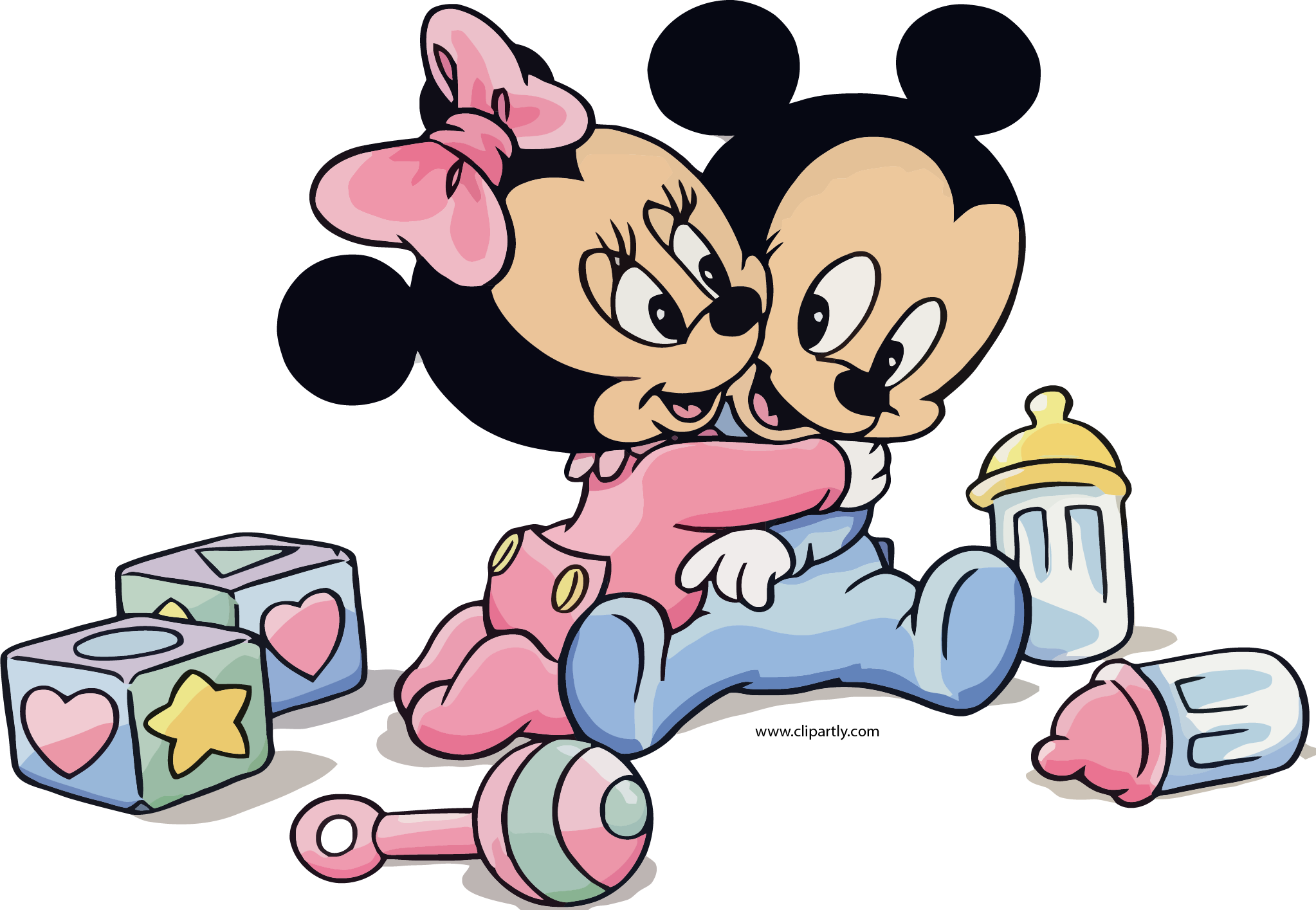Baby Mickey And Minnie