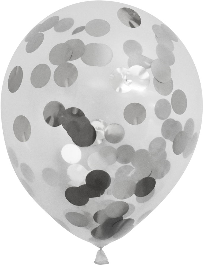 Silver Confetti Png