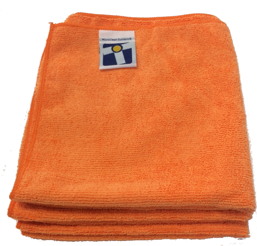Microfiber General Cleaning Cloth - Microfiber Cloth Orange, HD Png Download - cloths png