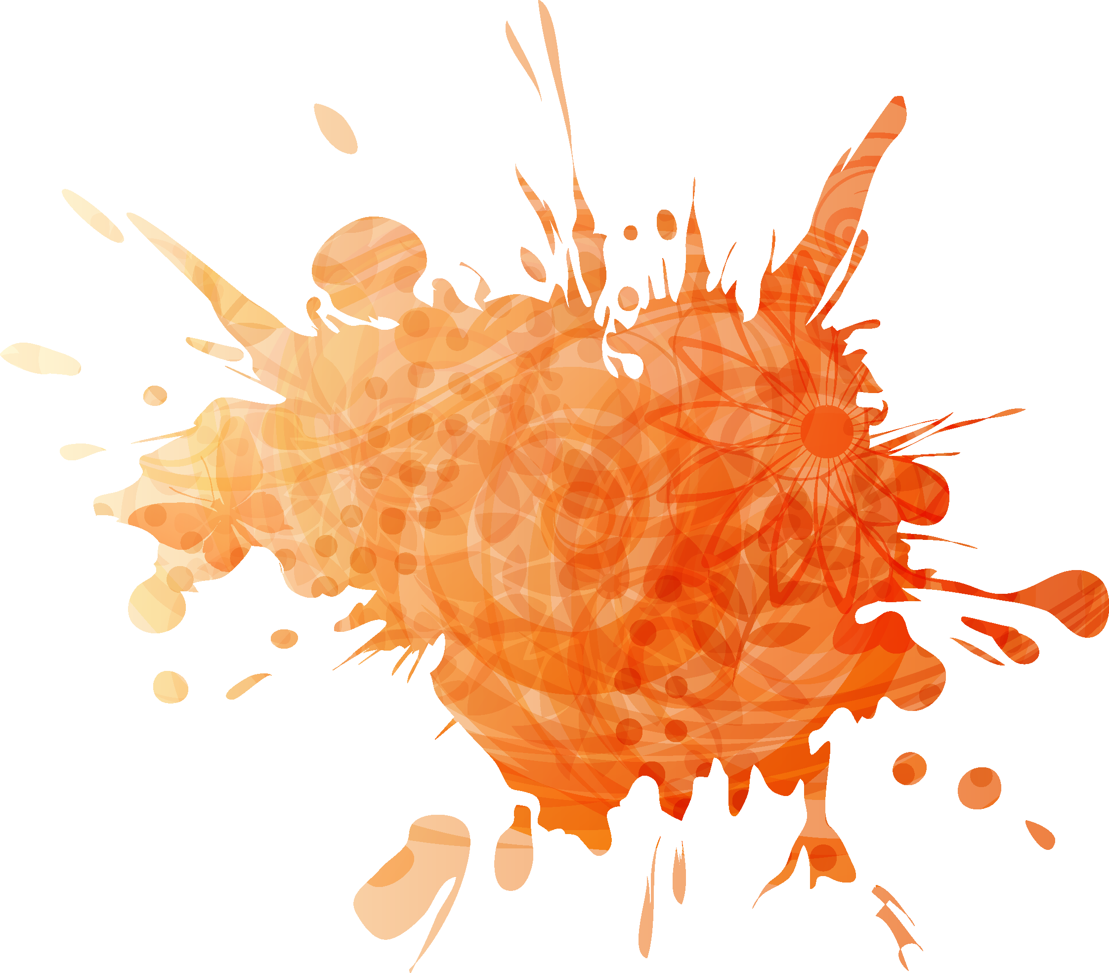 Transparent Ink Splash Png - Orange Paint Splash Png, Png Download -  2244x1968(#6837847) | PNG.ToolXoX.com