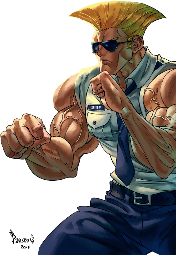 Guile from Super Street Fighter 2 Turbo