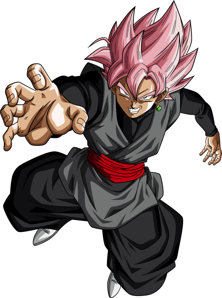 How to Draw Goku Black SSJ Rose - Como desenhar Goku Black SSJ