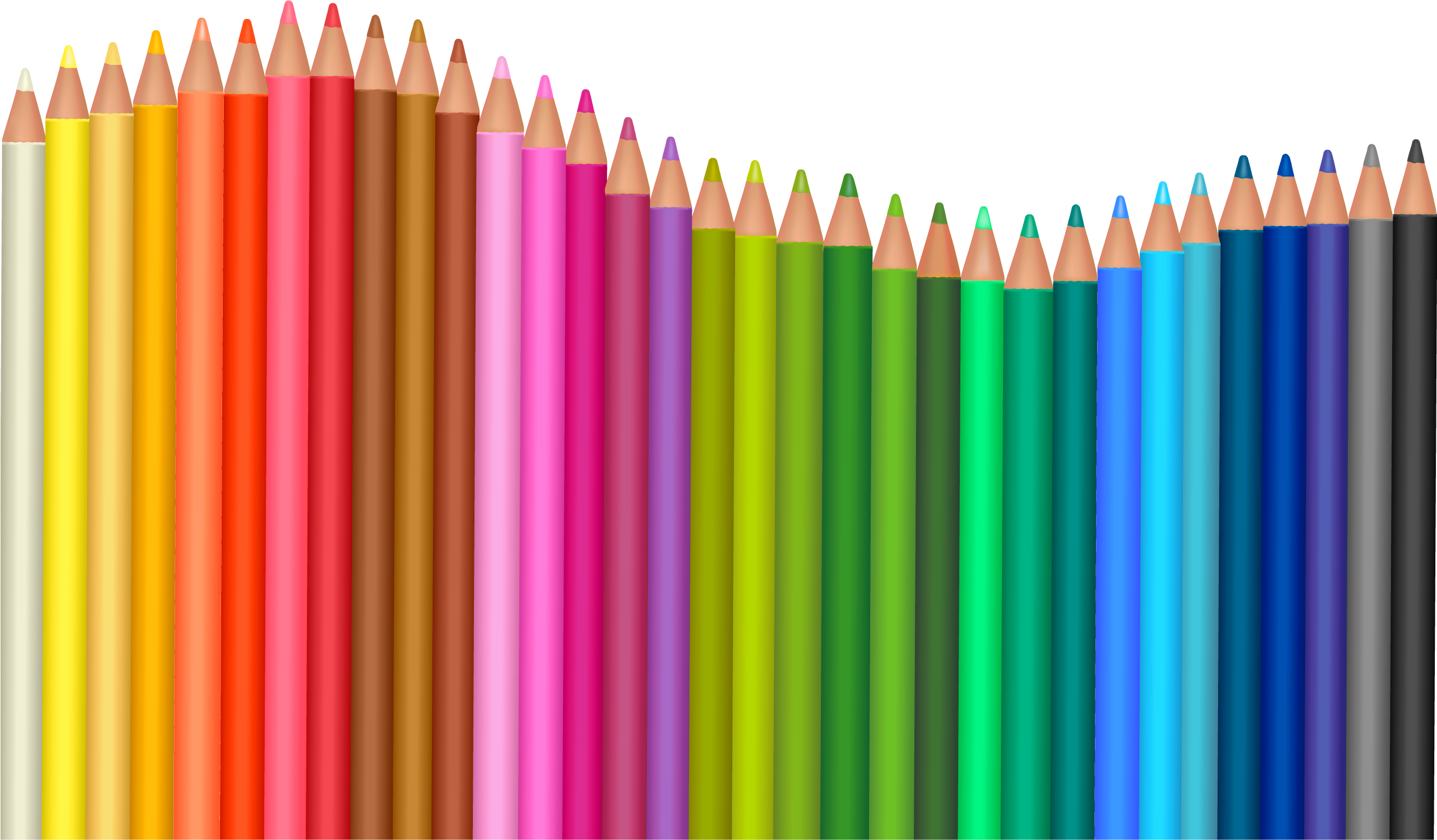 Lapices De Colores Png, Transparent Png - 2730x1638(#98967) | PNG .ToolXoX.com
