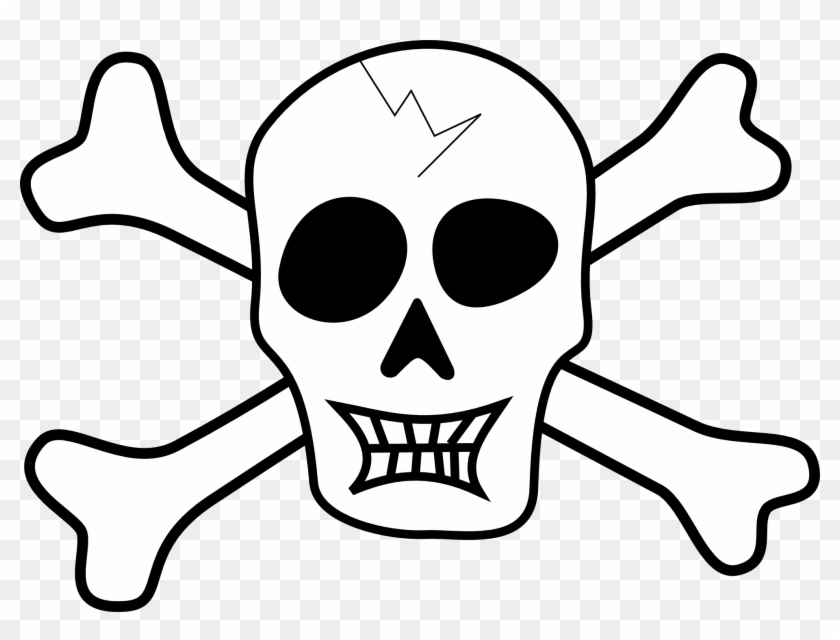 Skull And Crossbones Pirates Easy To Draw Hd Png Download 800x573 2756 Pngfind