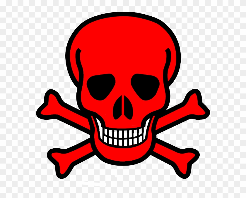 Graphic Library Download Red Skull Clip Art At Clker - Red Skull And ...