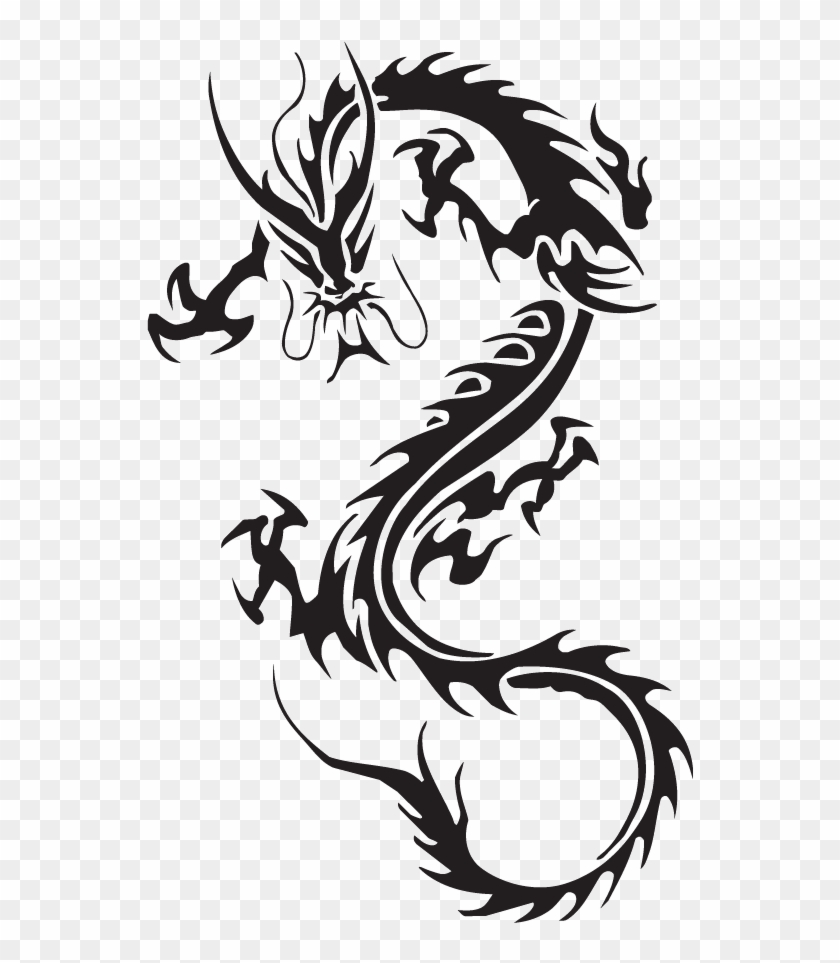 Dragon Tattoos Transparent - Dragon Tattoo Transparent Background, HD Png  Download - 550x890(#314) - PngFind