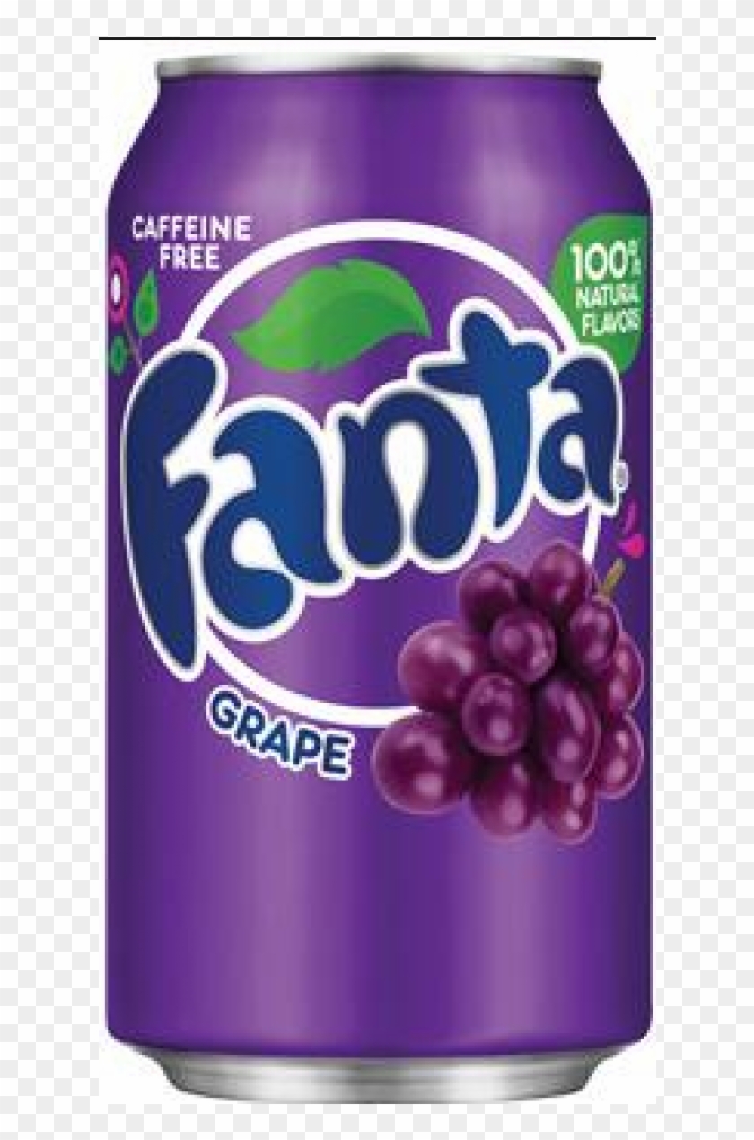 Fizzy Drinks Coca Cola Carbonated Water Cocacola - Fanta Grape Can, HD ...