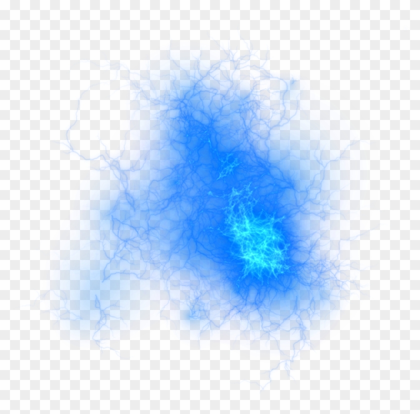 Blue Lightning Effect Png - Blue Fire Transparent Background, Png Download  - 900x845(#6123) - PngFind