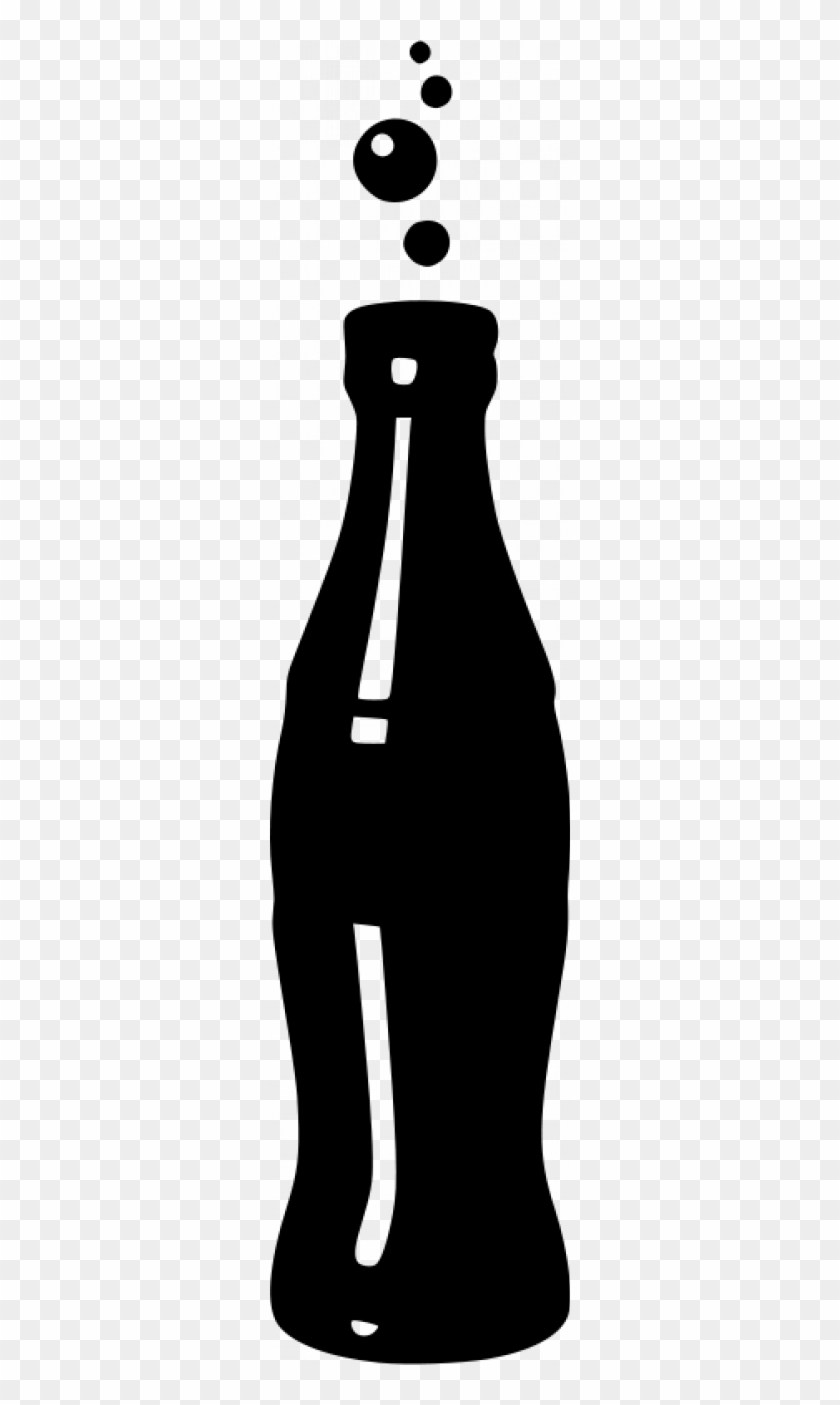 Picture Black And White Download Cola Bottle Silhouettes - Glass Soda