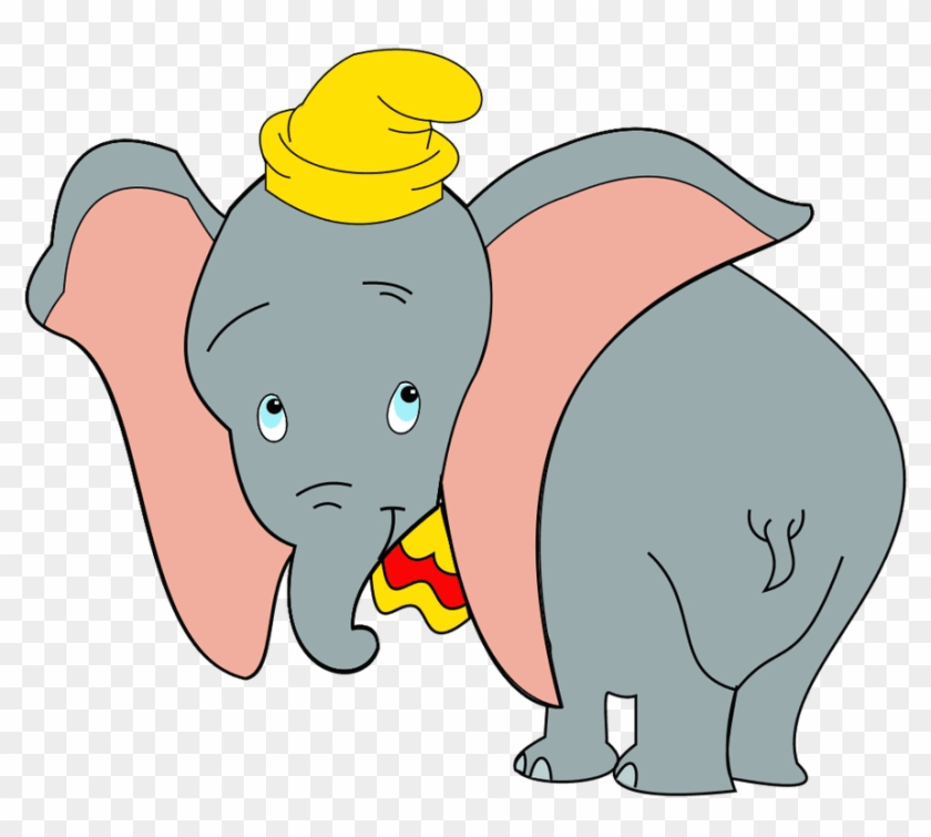 Dumbo Clipart - Elephant Big Ears Clipart, HD Png Download - 900x770(#6653)  - PngFind
