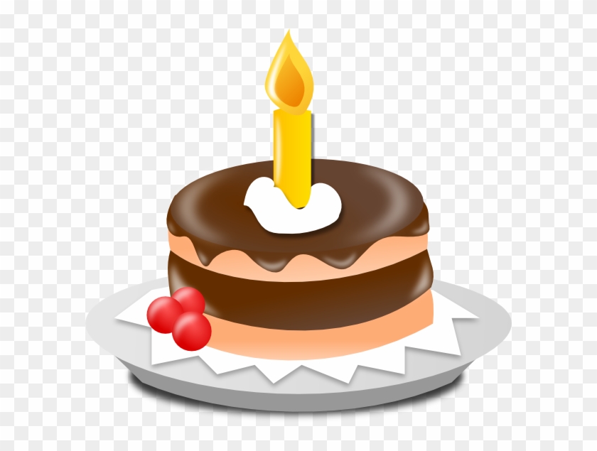Download Birthday Cake And Candle Svg Clip Arts 600 X 555 Px, HD ...