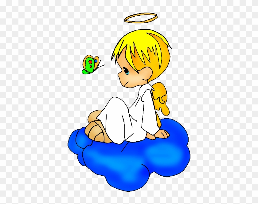 Baby Angel Clipart - Cute Angel Boy Cartoon, HD Png Download - 600x600