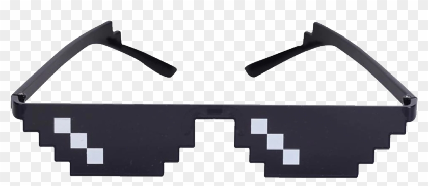 Thug Life Glasses Png 8 Bit Pixel Glasses Transparent Png 971x379 Pngfind