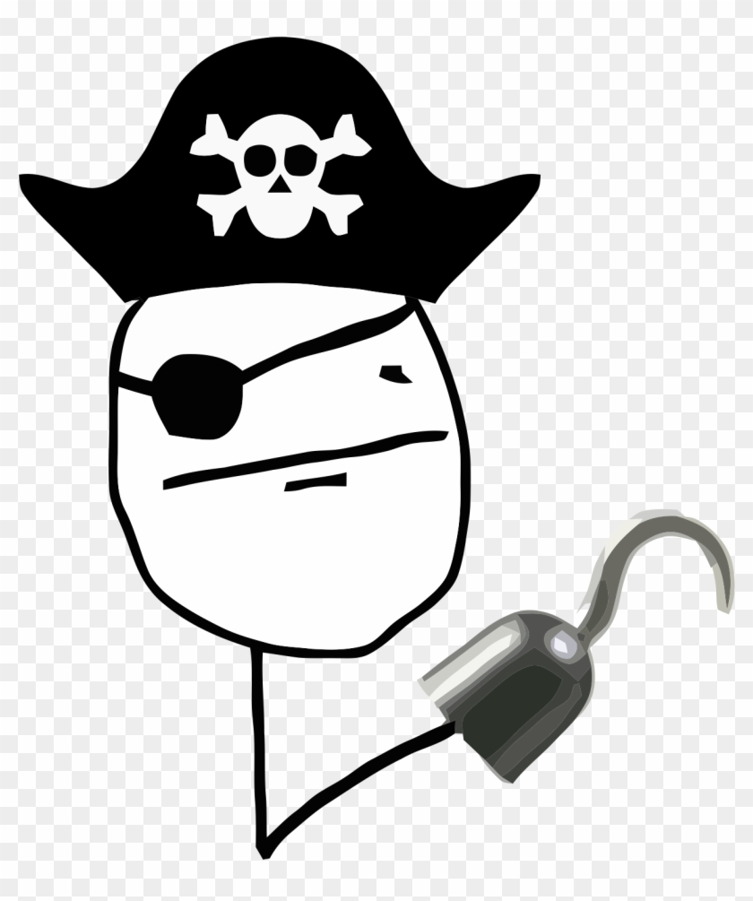 Pirate Poker Face Meme, HD Png Download - 1302x1500(#14850) - PngFind