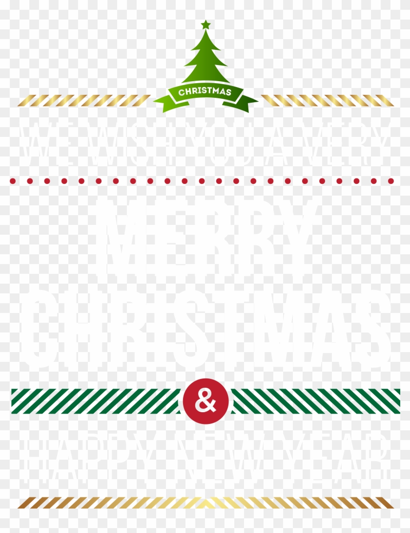 Merry Christmas And Happy New Year Png 2 With Typeface Transparent Png 6394x8000 Pngfind