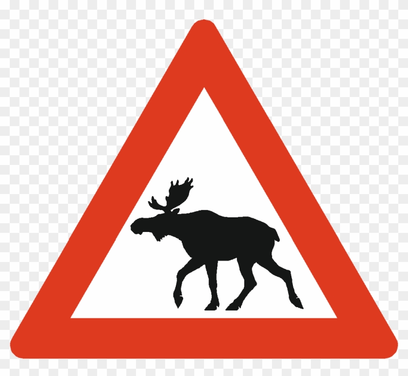 Moose Right Hairpin Bend Sign Hd Png Download 1062x930