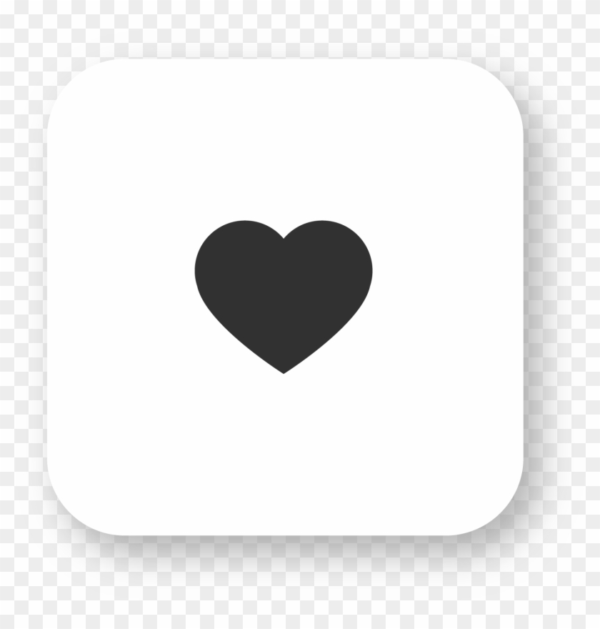 Instagram Heart, White, Square Transparent Background - Heart, HD Png  Download - 1571x1570(#102915) - PngFind