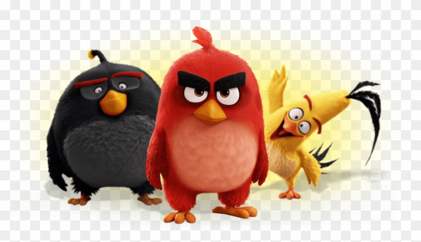 Angry Birds Movie Group Photo - Personajes De Angry Birds, HD Png Download  - 1232x651(#105837) - PngFind