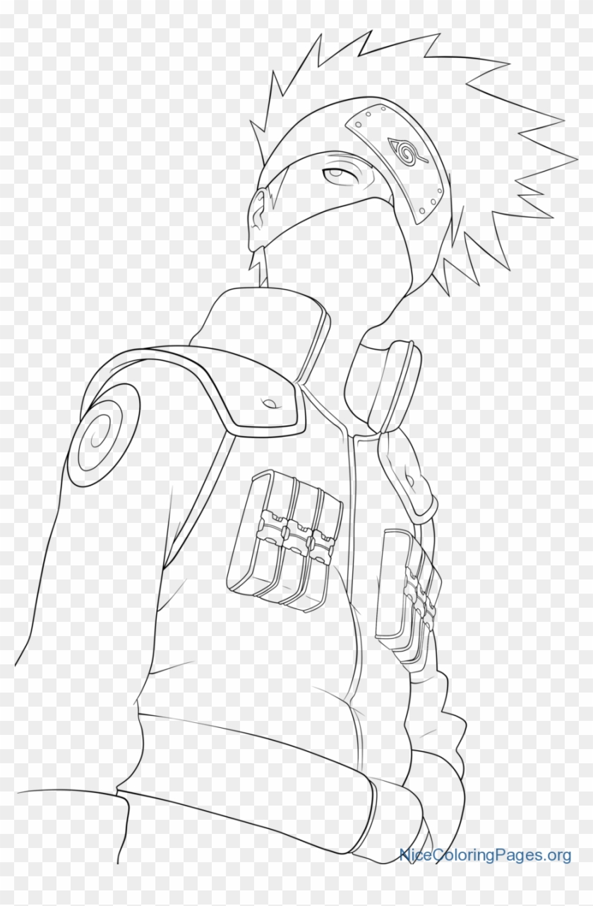 Coloring page - Kakashi Hatake