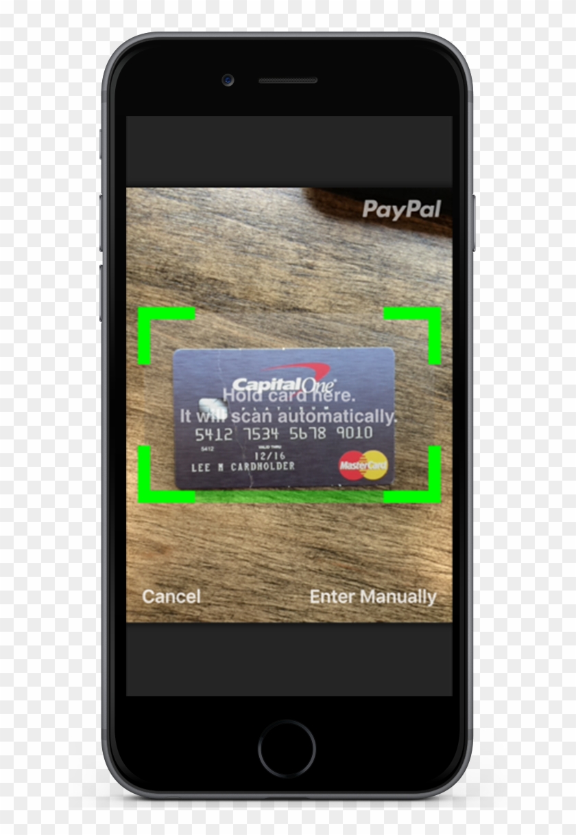 Credit Card Scan Sign Scan Credit Cards Securely Through Your Phone's Built-in - Smartphone ...